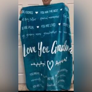 Love You Grandma Blanket